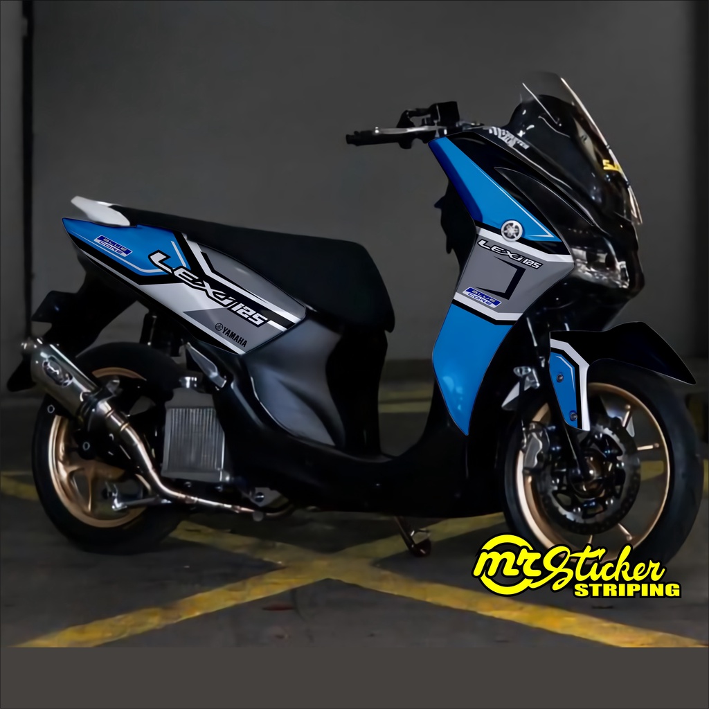 สติ๊กเกอร์รูปลอก Lexi 125 Fullbody - สติ๊กเกอร์รูปลอก yamaha lexi line 125 (DC Lexi 17)