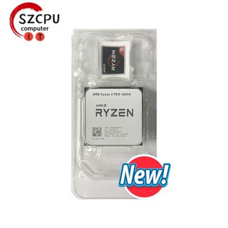 Amd ryzen 5 pro 4650g ใหม่ โปรเซสเซอร์ cpu r5 pro 4650g 3.7ghz six-core สิบสองบรรทัด 65w l3 = 8m 100-000000143 ซ็อกเก็ต am4 Q7GU