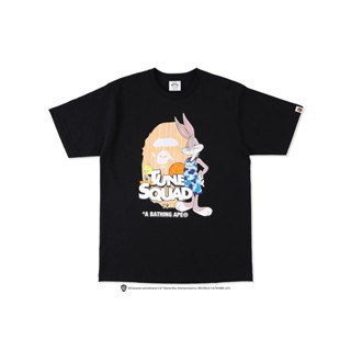 BAPE SPACE JAM co-branded big slam dunk bunny starling tas short-sleeved T-shirt man_09