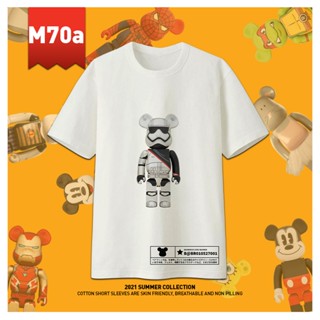 {STOK SEDIA ADA}BEARBRICK M70a –M72b/CottonT-Shirt Lengan Pendek/Fashion/180gsm/XS-3Xl/New Arrival/时尚韩风潮服圆领180gsm 棉_05