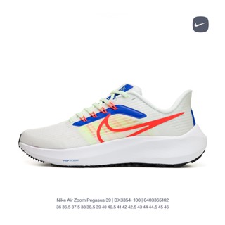 Nike Pegasus 39 Running Shoe AIR ZOOM PEGASUS Air Cushion Sneaker Lotus root white blue orange36-46