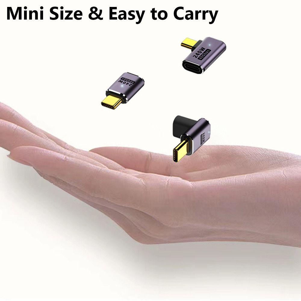 Yujinx 240W Fast Charging โทรศัพท์มือถือถ่ายโอนข้อมูลแล็ปท็อป USB C Converter