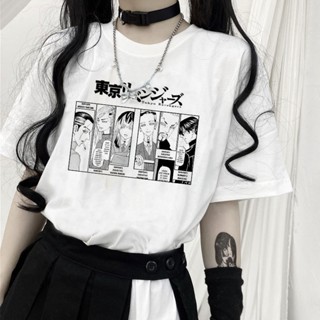 Tokyo Avengers Japanese Anime T-shirt Women&amp;#39s Top Harajuku Kawaii Tokyo Avengers Graphic T-shirt Unisex Anime Ca_09