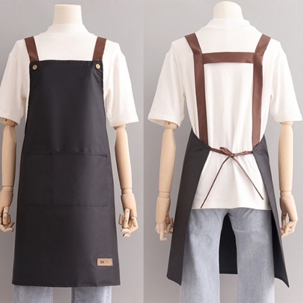 ✨ ผ้ากันเปื้อน มินิมอล ชุดกันเปื้อน ชุดทำความสะอาด กันน้ำ คราบสกปรก น่ารัก ✨ - รูปที่ 4