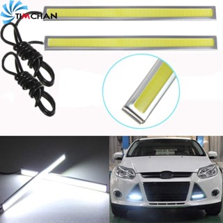 ไฟตัดหมอก Led COB DRL กันน้ํา สําหรับติดรถยนต์