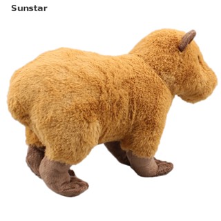 Sunstar Capybara ตุ๊กตายัดนุ่น รูปสัตว์น่ารัก ของเล่นสําหรับเด็ก