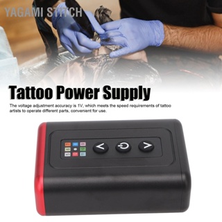 Yagami Stitch Red Wireless Tattoo Power Supply 4800mah Battery แบบชาร์จใหม่ได้สำหรับเครื่องสักโรตารี