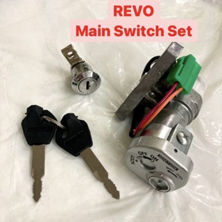 Suzuki ชุดสวิตช์หลัก REVO (ไต้หวัน) SMASH110 REVO ชุดกุญแจพิเศษ IGNITION SUIS RUMAH KUNCI SET LOCK ASSY