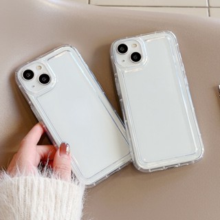 TPU เคสFor Iphone 13 Pro Max 11 12 14 Pro Max 7 8 Plus  XR X Xs SE 6s 6 7plus 8plus 14promax 13ProMax เคสใสถุงลมนิรภัย