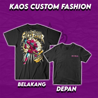 เสื้อยืดผู้ Breathingltd Kaos - Ice Skull - Kaos Premium - Kaos - Kaos หวีผ้าฝ้าย สไตล์ยุค 30 S-5XL