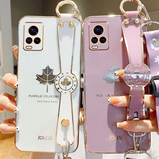 เคสโทรศัพท์มือถือนิ่ม พร้อมสายคล้องมือ และสายคล้องมือ สําหรับ Vivo V2024 V2025 V2023 V2022 1920 1915 1938 1935 1816 1817 1811 1820 1907 1814 1815