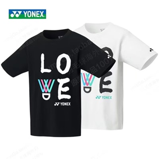 ใหม่ล่าสุด Yonex เสื้อยืดแขนสั้น ดูดซับเหงื่อได้ดี แห้งเร็ว ระบายอากาศ สําหรับเล่นกีฬาแบดมินตัน 2023