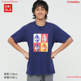 เสื้อยืดแขนสั้น [Lowest Price]Uniqlo Men S Parent-Child (UT) เสื้อยืดพิมพ์ลาย ULTRAMAN (แขนสั้นชุด Ultra HERO) 4380_05