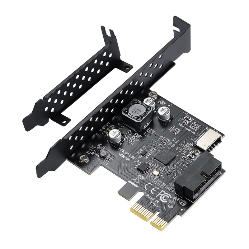 FA PCI-E 1X ถึง USB3 2 การ์ดขยาย PCI-Express 3 0 Riser การ์ด USB 3 2 Gen1 TYPE-E (A-KEY) USB 3 0 20P