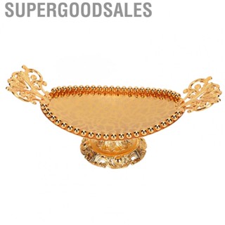 Supergoodsales Ellipse Tray  Serving Tray Engraved Texture  for Indoor