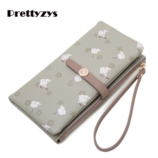 Wallet Prettyzys 2023 Fashion Korean Pu Leather Long For Women