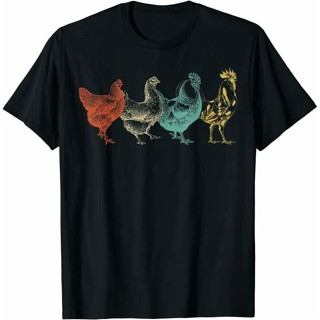 Chicken Retro Vintage Premium Gift T-Shirt_02