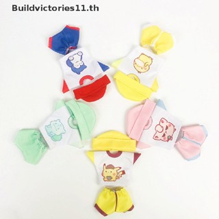 Buildvictories11 ชุดเสื้อผ้าน่ารัก แฟชั่น สําหรับตุ๊กตา 16-17 ซม. ob11 1/12