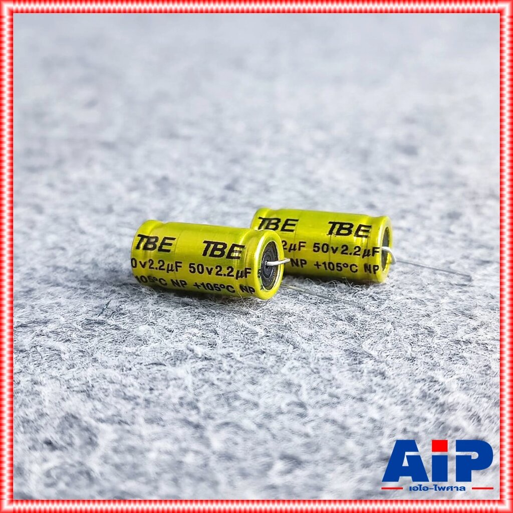 (แพ็ค2ตัว) มี3ค่าให้เลือก C2.2/3.3/4.7UF 50V สีทอง C ลำโพง สีทอง คาปาลำโพงเสียงแหลม ตัวป้องกันลำโพงเสียงแหลม คอนเดนเซ...