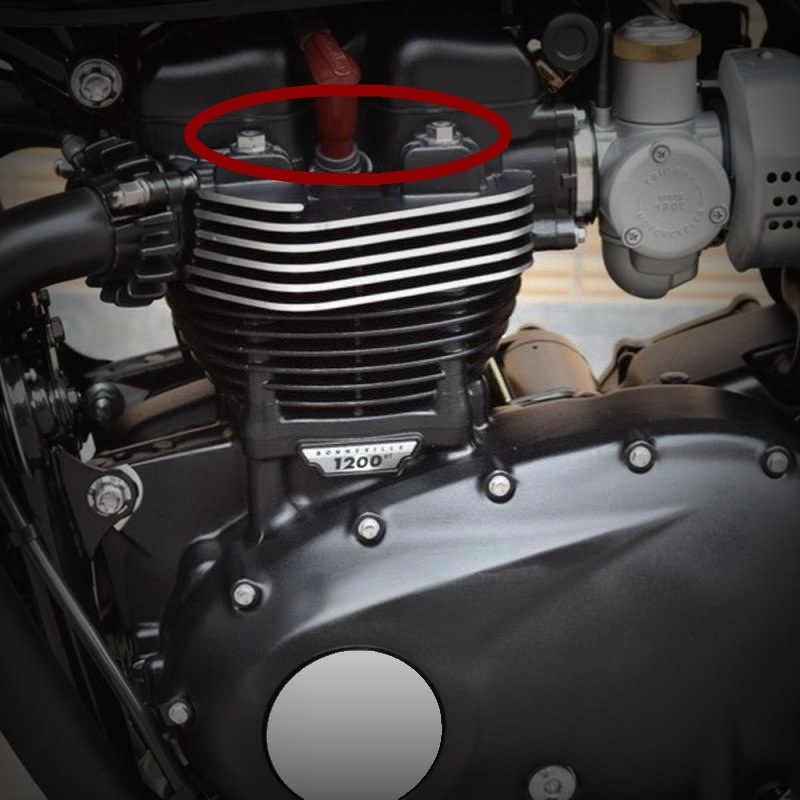 4 ชิ้นปลั๊กเครื่องยนต์กลึงหัว Bolts Caps สกรู Nut สําหรับ Triumphant Bonneville Bobo T120 T100 Thruxton 900 EFI 2009-2015 - รูปที่ 4