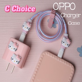 เคสที่ชาร์จ ลายการ์ตูนแมวน่ารัก สีชมพู สําหรับ oppo Ren5 6 7 8 18W 33W 65W 80W