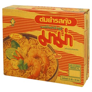 มาม่าบะหมี่ต้มยำกุ้ง55ก. 40MAMA  แพ็คTOM YUM KUNG55G.(EXP)PACK40