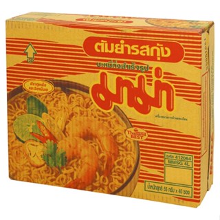 มาม่าบะหมี่ต้มยำกุ้ง55ก. 40MAMA  แพ็คTOM YUM KUNG55G.(EXP)PACK40