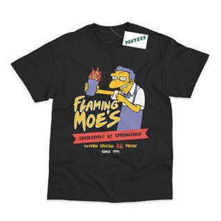 เสื้อยืด พิมพ์ลาย Flaming Moes Tavern Inspiby The Simpsons Direct To Gart สําหรับผู้ชาย_09