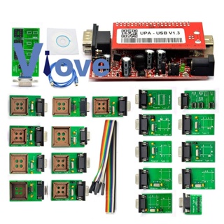 Upa-usb V1.3 ชิป ECU จูนเนอร์ UPA USB พร้อมอะแดปเตอร์ 1.3 Eeprom ECU