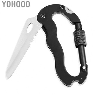 Yohooo Carabiner  Stainless Steel Keychain For Mountaineering Tool New