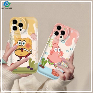 🌏Ready Stock🛫 เคส OPPO A77S A57 A16 A16K A17 A5S A12 A3S A12E A92 A52 F1S A53 A33 A31 A9 A5 A15 A15S A54 F9 C1 A11K เคสโทรศัพท์มือถือ ลาย SpongeBob และ Patrick Star สําหรับ