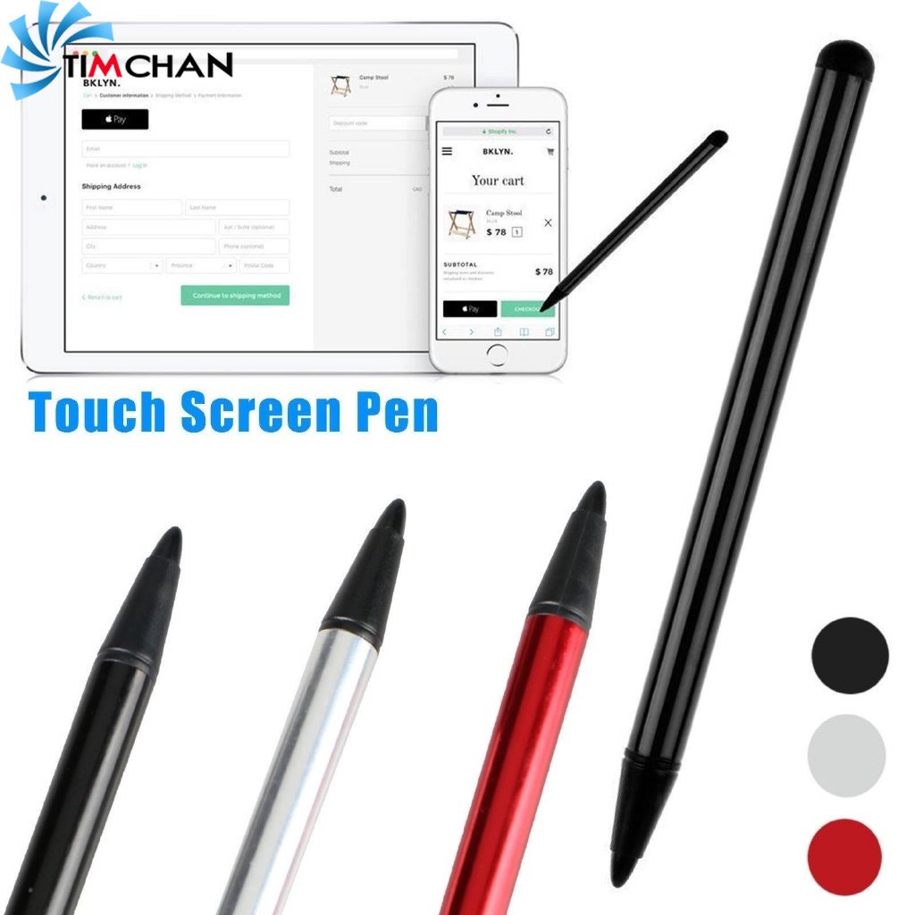 ปากกาทัชสกรีน สไตลัส อเนกประสงค์ สําหรับ iPad โทรศัพท์มือถือ ปากกาทัชสกรีน วาดภาพ