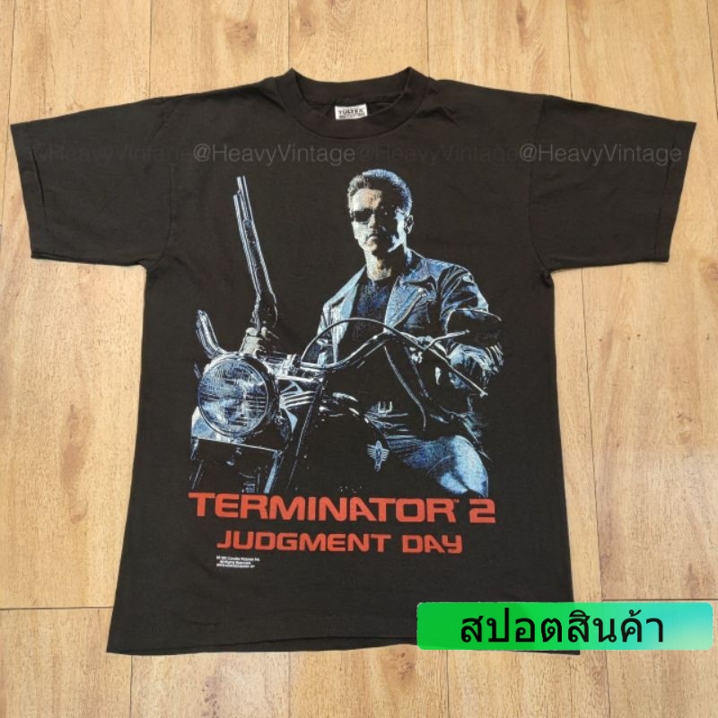 TERMINATOR 2 MOVIE เสื้อลายหนังภาพยนตร์ เสื้อวง เสื้อทัวร์_03