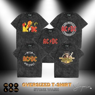 T-shirt ACDC OVERSIZE STONEWASH //KAOS BAND/KAOS BAND METAL ROCK_05