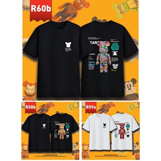 BEAR BRICKS Good Quality 180gsm Ins Swag Unisex Round Neck Cotton Interlock T-shirt Ins 时尚韩风潮服圆领180gsm 棉质短袖T恤_05