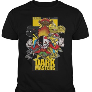 Men T Novelty Tshirt Digimon Dark Masters T Cool T_08