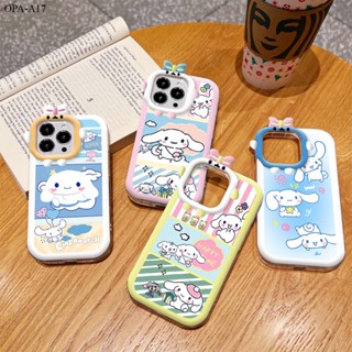 OPPO A15 A15S A16K A16E A17 A17K A3S A12E A74 A78 A95 A96 4G 5G เคสออปโป้ สำหรับ Case Cartoon Cinnamoroll เคส เคสโทรศัพท์ เคสมือถือ Full Back Cover Shockproof Shell Protective Casing Soft Cases