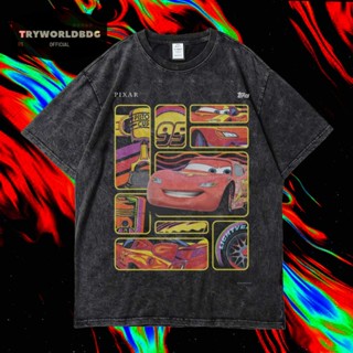 เสื้อยืด ลาย KAOS OVERSIZED/KAOS WASHED/OVERSIZED MCQUEEN CARS VINTAGE_02