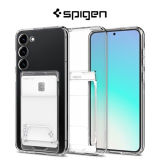 Spigen Galaxy S23+ เคสช่องใส่บัตร คริสตัลในตัว สําหรับจัดเก็บการ์ดคู่