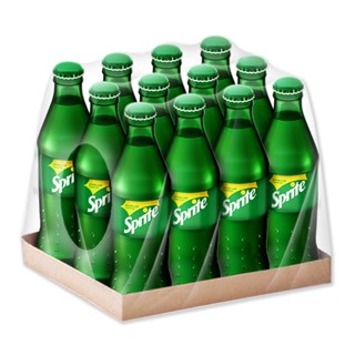 SoftDrink 12ขวดน้ำอัดลมและน้ำหวานSprite 250มล.แพ็ค น้ำอัดลมสไปรท์สไปรท์กลิ่นเลมอนไลม์ DrinkSoftOriginal250ml