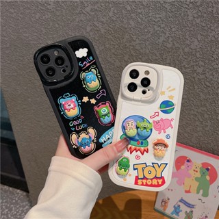 เคสโทรศัพท์มือถือนิ่ม ลายการ์ตูนหมี Toy Story 3D สําหรับ iPhone 11 12 13 14 PRO MAX iPhone14Pro iPhone14