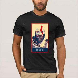 Fashion T Shirt 100% Cotton Men T Shirt Kratos Boy Atreus Funny God Of War Gaming Gamer_02