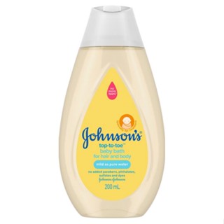 JJ เบบี้ท็อปทูโทวอช 200มล.JOHNSON BABY TOP TO TOE WASH 200 ML.