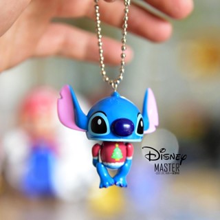 ของแท้ จี้ตุ๊กตา Stitch Stitch รุ่นคริสต์มาส สําหรับตกแต่งกระเป๋า กุญแจ ของขวัญคริสต์มาส