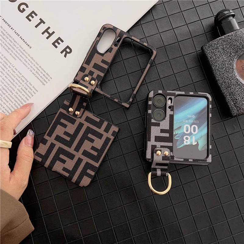 เคสโทรศัพท์มือถือหนังแข็ง ฝาพับ กันกระแทก พร้อมช่องใส่บัตร สําหรับ Oppo Find N3 Flip Tide FE Find N2