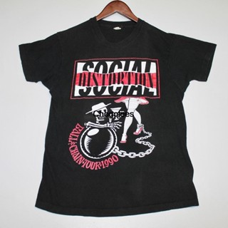 Daily Casual Halloween Gift Printed Ml Vtg 1990 Social Distortion Ball And Chain T Our T Shirt Screen Stars 48146_03