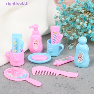 Rightfeel.th ใหม่ แปรงสีฟัน ยาสีฟัน ขนาดเล็ก 1/6 1/12 สําหรับบ้านตุ๊กตา