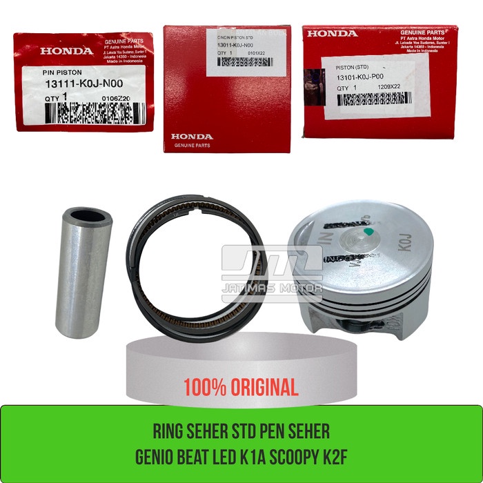 STD แหวนลูกสูบพิน Genio beat led K1A scoopy K2F 13101-K0J-P00