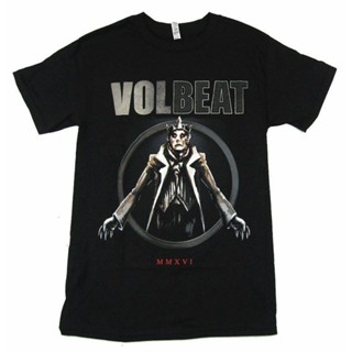 2023Sjhja เสื้อยืดแขนสั้น พิมพ์ลาย Volbeat King Beast Mmxvi 2016 สีดํา สไตล์คลาสสิก ของขวัญวันพ่อ สําหรับผู้ชาย