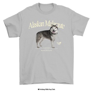 เสื้อยืดลาย ALASKAN MALAMUTE (อลาสกัน มาลามิวท์) Classic Cotton Unisex by 【Nothing Hills】_01